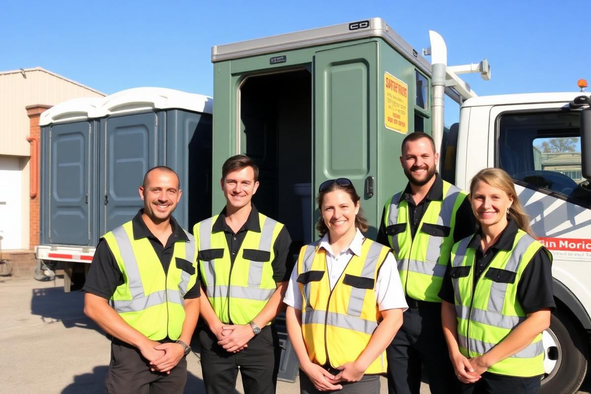 The Danielquira Co. team and service truck